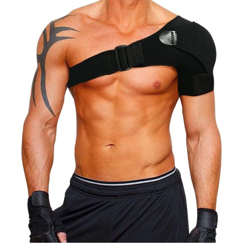 Cross-border hot sale shoulder anti-strain protective gear breathable pressure adjustable shoulder strap sports shoulder neck waistcoat
