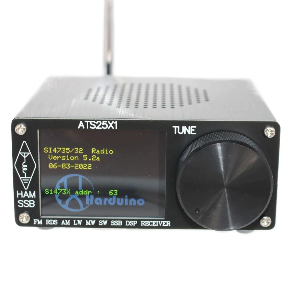 ATS25X1 Модернизированный 2,4-дюймовый сенсорный экран Полнодиапазонный радиоприемник FM LW MW SSB