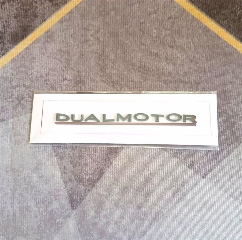 Tesla car emblem, suitable for Model 3 and Model Y, for front and rear car emblem modification, featuring English lettering
