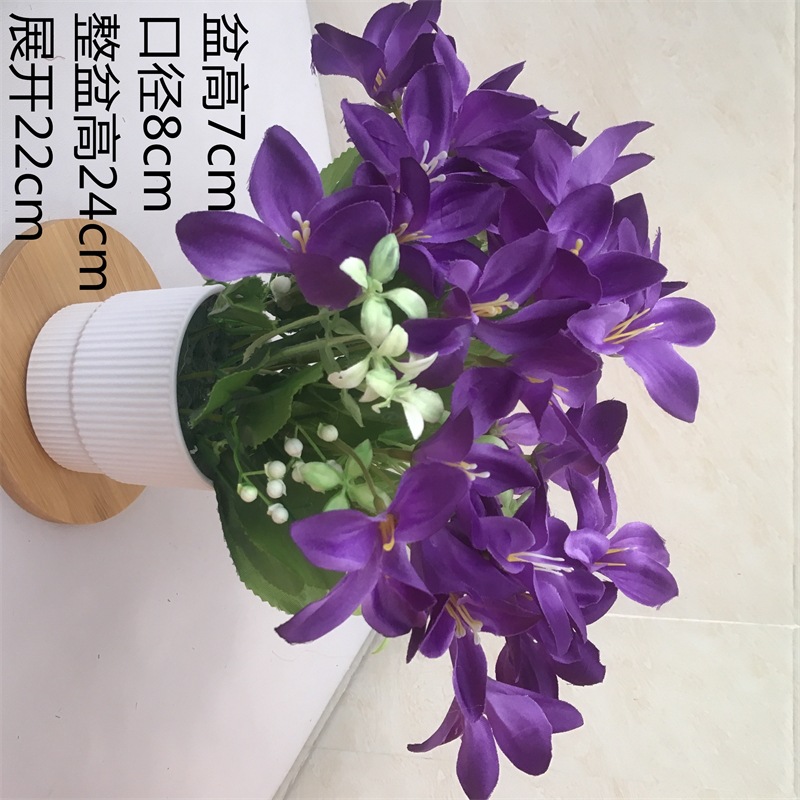 Pequeña imitación de flores falsas decoraciones de sala de estar decoración de mesa de té flores de plástico mano flores falsas plantas decoraciones