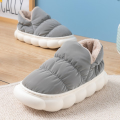 家用冬季情侶簡約包跟棉拖鞋男外穿居家室內拖鞋女保暖防滑批發