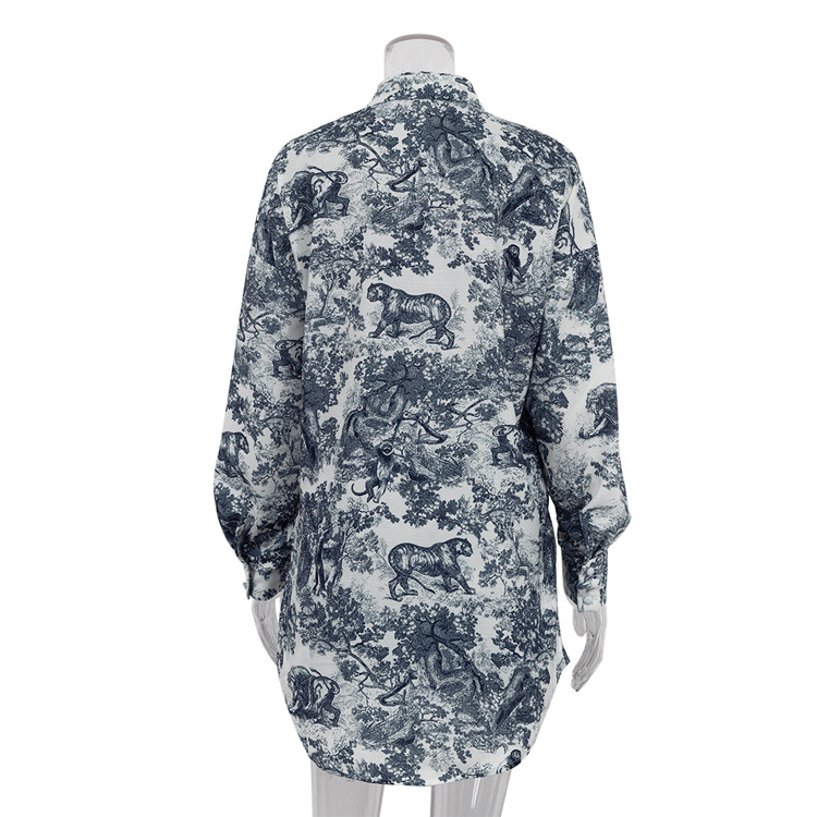 436g Weight Long Sleeve Sleeve Length Polyester Fabric Type Shorts Co-ord Set Sets Type 3 Pieces Set Quantity Holiday Occasion V Neck, Turndown Neckline Loose Fit Type Animal, Plant Pattern Summer, Spring Season Women's Gender Printing, Button Design Vintage Style, Streetwear Style Holiday Women's Vintage Style Streetwear Animal Plant Polyester Printing Button Shorts Co-ord Set Shorts Sets 16