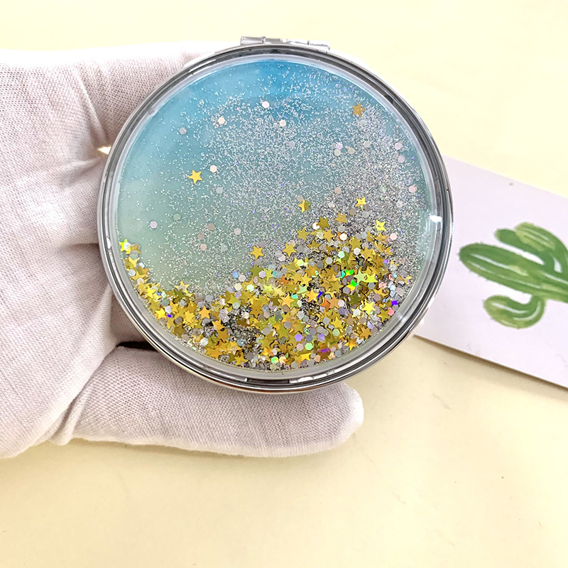 圆形星空流沙镜