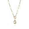 Trend necklace with letters hip-hop style, pendant, European style, English letters, wholesale