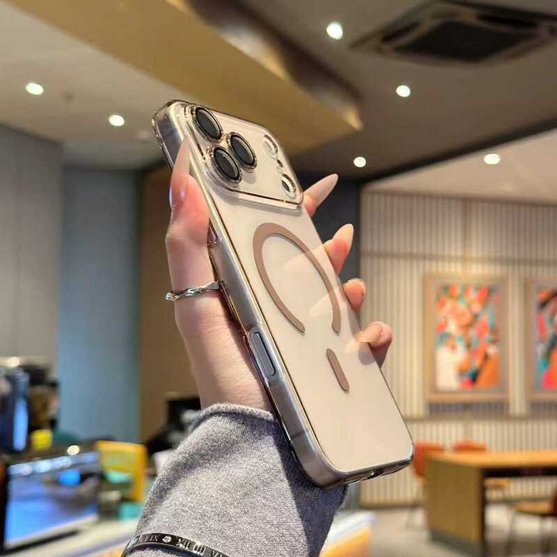 超薄PC适用iPhone17promax手机壳精孔护镜磁吸苹果16全包保护套15|undefined