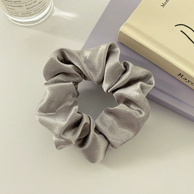 Ponytail Scrunchie Hair Rope, Satin French-Style, Simple Elegant Hair Accessory