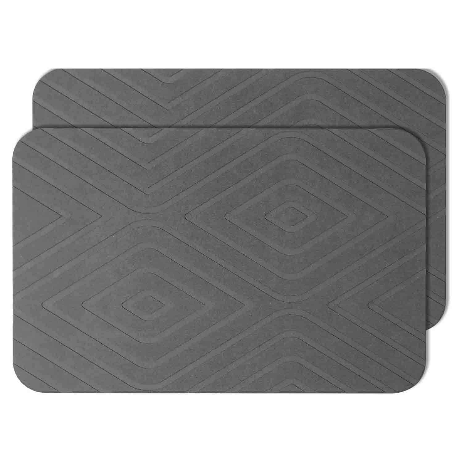 Cross-border Diatomaceous Earth Absorbent Quick-drying Non-slip Bathroom Door Mat, Hard Floor Mat_voghion.com