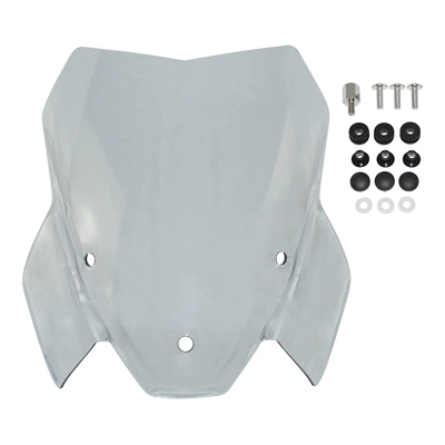 Suitable for Baoma S1000R 21-24 modified motorcycle front windshield windshield windshield guide cover (Motorcycle front windshield) - smoke-gray