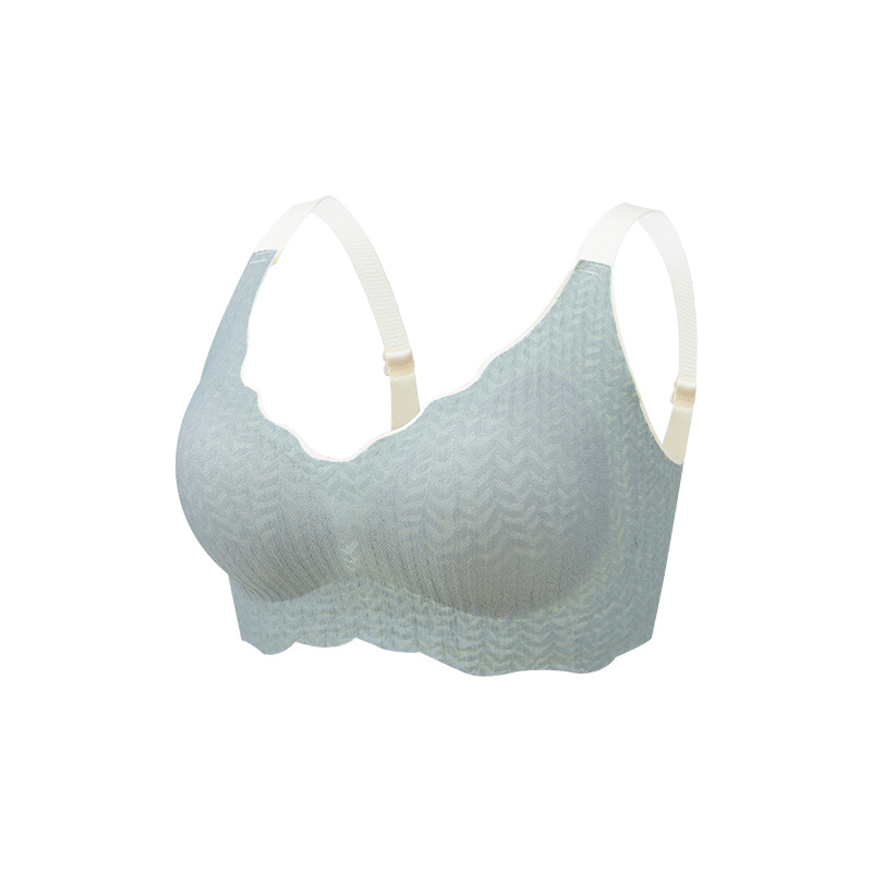 La ropa interior de las mujeres, pequeño pecho empuja hacia arriba, pecho grande, pecho pequeño, anti-flacidez, sujetador trasero inconsútil atractivo, sujetador inalámbrico