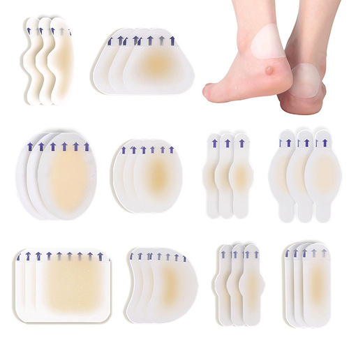 Cross-border Amazon hydrogel random patch for high heels, foot abrasion patch, heel patch, sterile anti-abrasion foot blisters patch