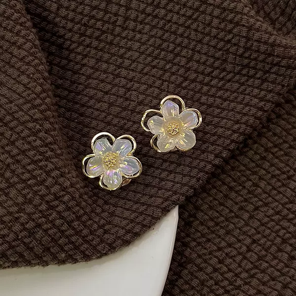 Mosquito coil, white ear clips, flowered