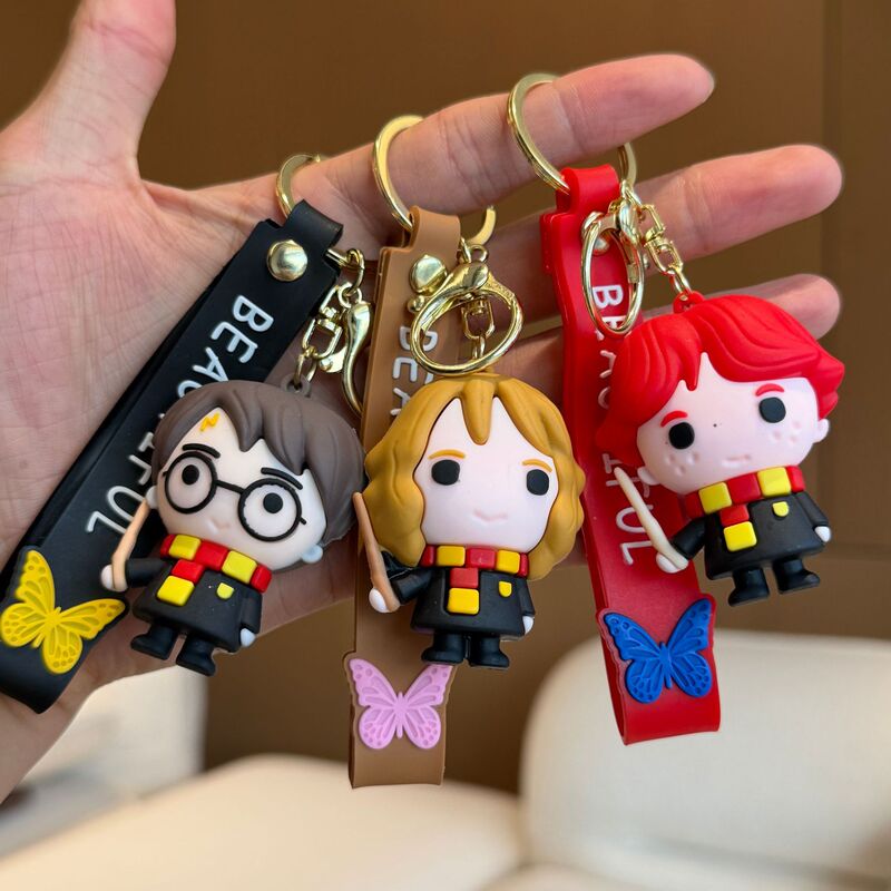 Cartoon Harry Potter Keychain Pendant Stall Hot Small Commodities Cute Student School Bag Bag Pendant Wholesale