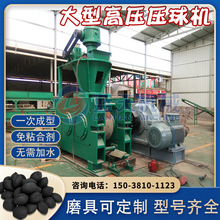 强力液压煤粉压球机 钢铁厂煤灰污泥成型机 焦炭粉压球设备不加水