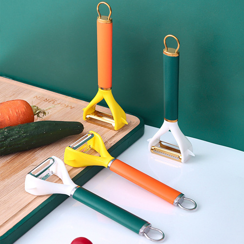 Kitchen multifunctional grater potato fruit peeler household stainless steel peeling melon and fruit peeling knife wholesale