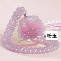 莲花造型和田玉吊坠|七夕中秋礼物 天然禅意国风玉饰