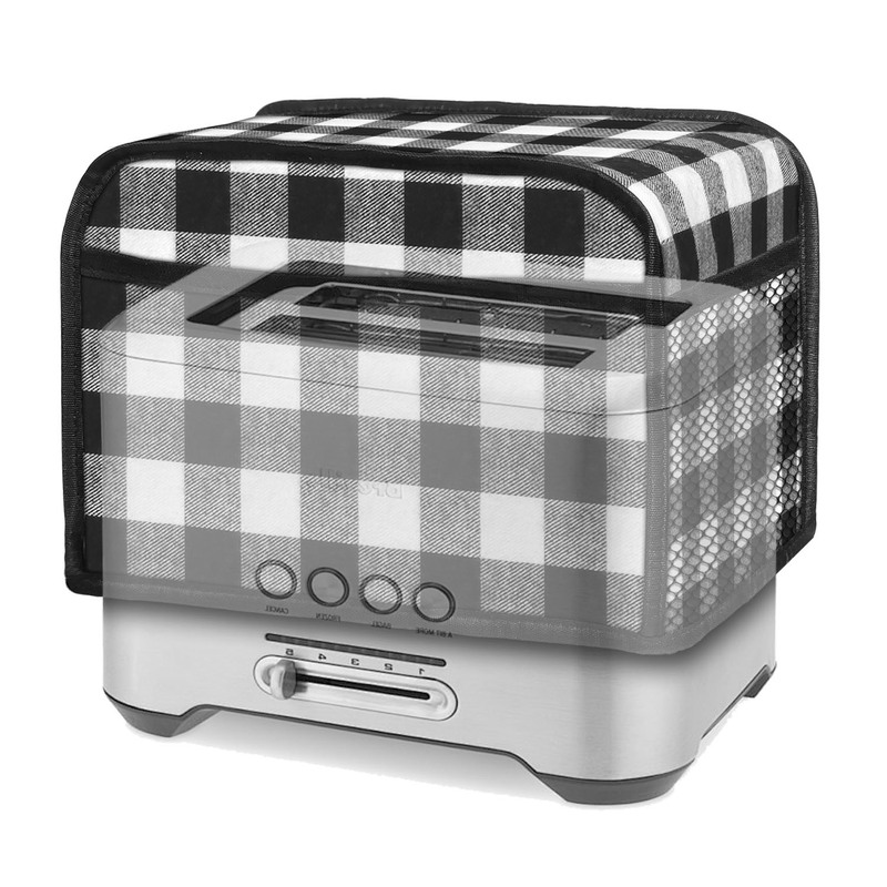 メーカー現物直供黒格厚材2枚のトースター防塵カバー家庭用防塵カバーtoaster cover|undefined