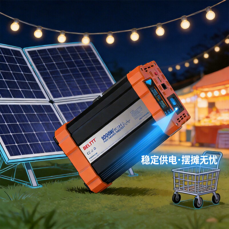 High frequency off-grid solar inverter 1k2k 3 kW AC 220V pure sine wave inverter dedicated for stall