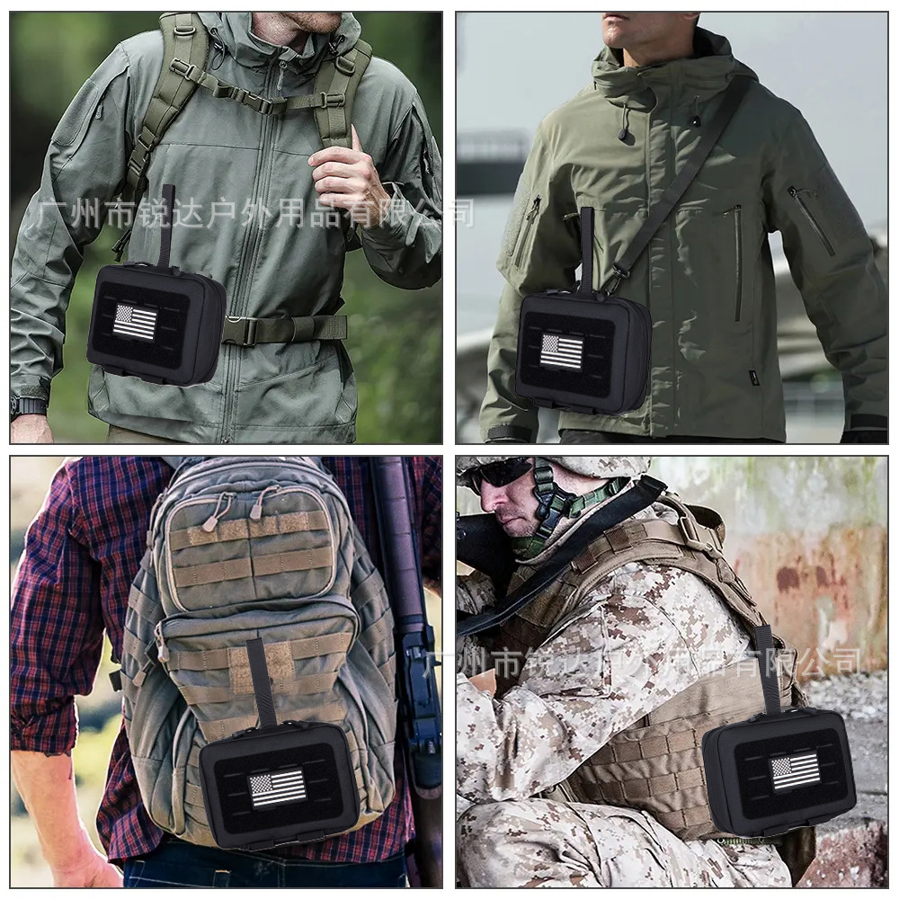 Transfronterizo nuevo portátil al aire libre táctico botiquín de primeros auxilios montañismo camping bolsa médica bolsa de almacenamiento extraíble