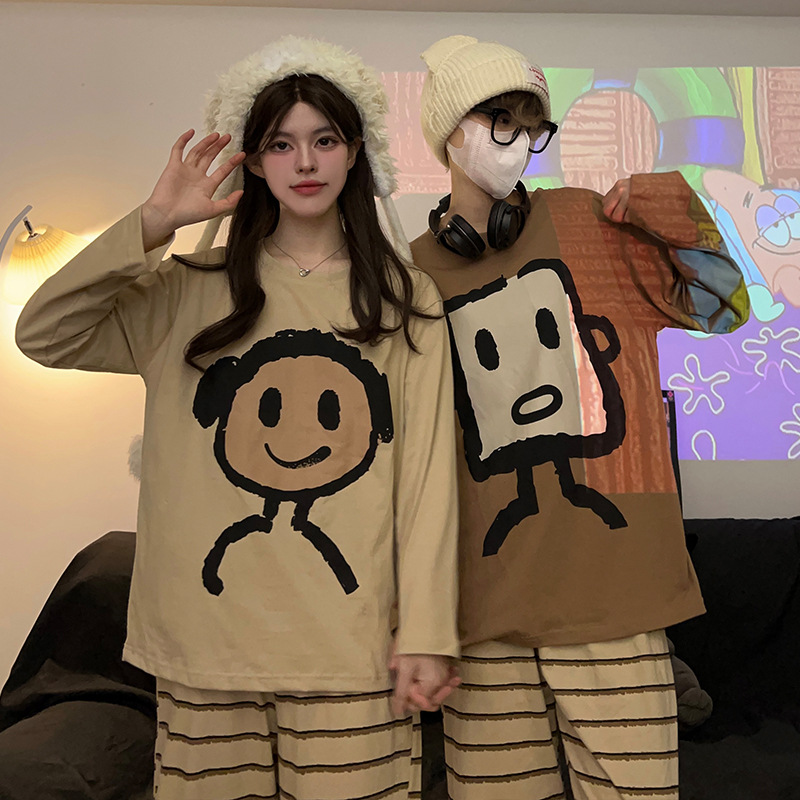 Round neck machine doll [long sleeves + trousers]