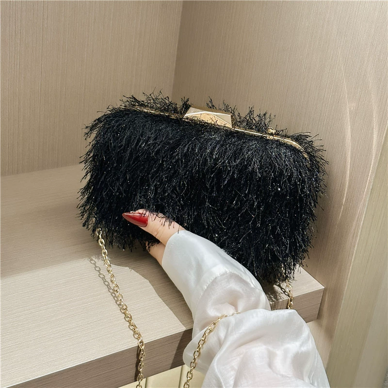 2025 new cross-border temperament dinner bag one shoulder hand hold ladies bag acrylic bag celebrity style makeup box bag