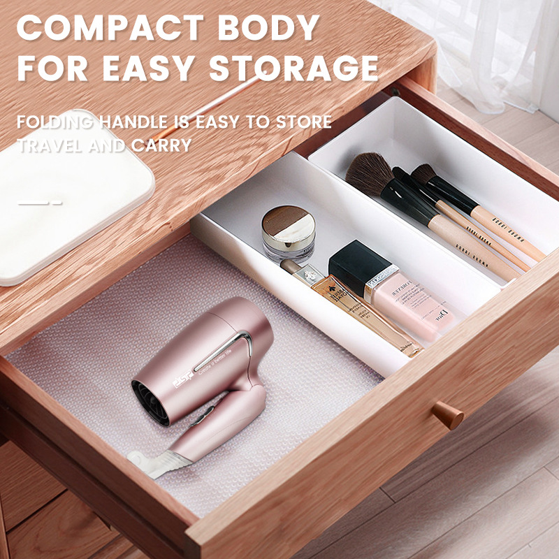 Πιστολάκι μαλλιών DSP Dansong για οικιακή περιποίηση μικρών μαλλιών, γρήγορο στέγνωμα, σταθερή θερμοκρασία, χωρίς βλάβη στα μαλλιά, πτυσσόμενο φύσημα μαλλιών_voghion.com