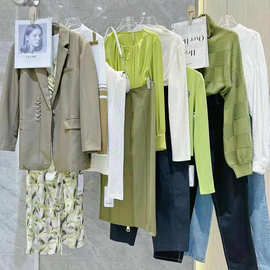 璟逸品牌撤柜24秋高端商务女装风衣外套连衣裙针织衫品牌走份尾货