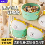 手提喜糖盒玩具收纳箱零食卡通纳箱桶结婚宝宝满月塑料桶家居家用