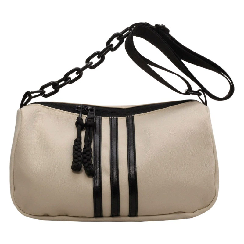 Высококачественная сумка через плечо из ткани Оксфорд, Повседневная модная сумка-мессенджер с цепочкой, трансграничная универсальная сумка для подмышек для женщин, оптовая продажа