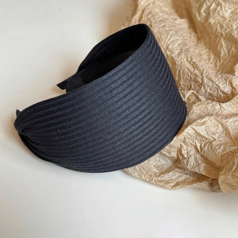 Yi Mengling adornamiento de cabello ins clip correa de cabello mujer banda ancha banda de cabeza de punto avanzada lavado de la cara con la misma banda de cabello