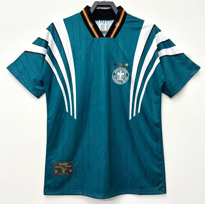 Camiseta de fútbol retro clásica versión nostálgica Brasil España México Alemania Serie transfronteriza Camiseta de una pieza