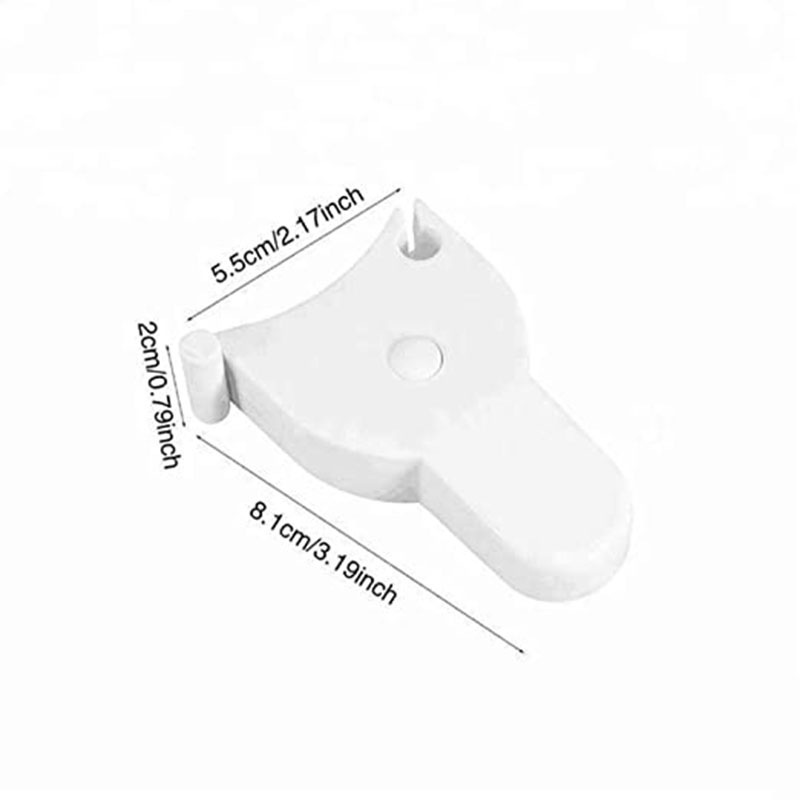 Antorcha de pelo recto de fábrica mango circunferencia de la cintura regla cm pulgada IMC cinta de cuero regla tres circunferencia regla logotipo imprimible