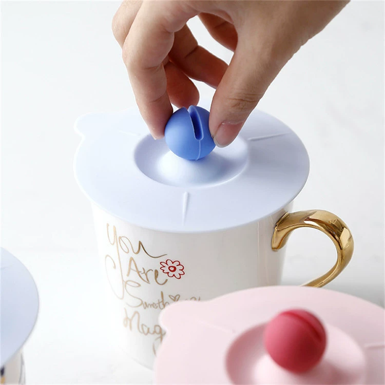 Silicone dustproof glass cover, big spoon sealed