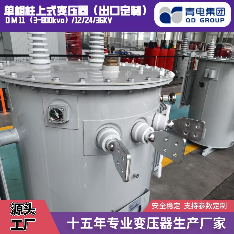 青电变压器厂 DM单相柱上式变压器 美国 菲律宾 俄罗斯可出口定制