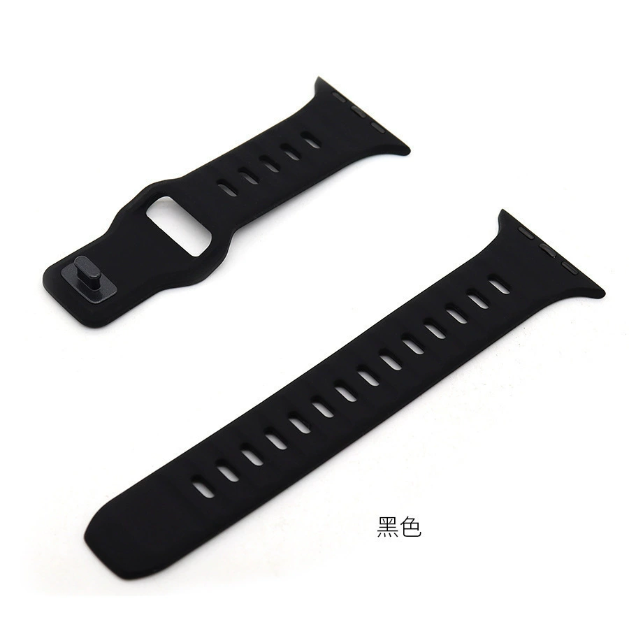 Силиконовый ремешок для Iwatch, новая спортивная модель с квадратной пряжкой, для Apple SE/8/Ultra, силиконовый ремешок для Apple