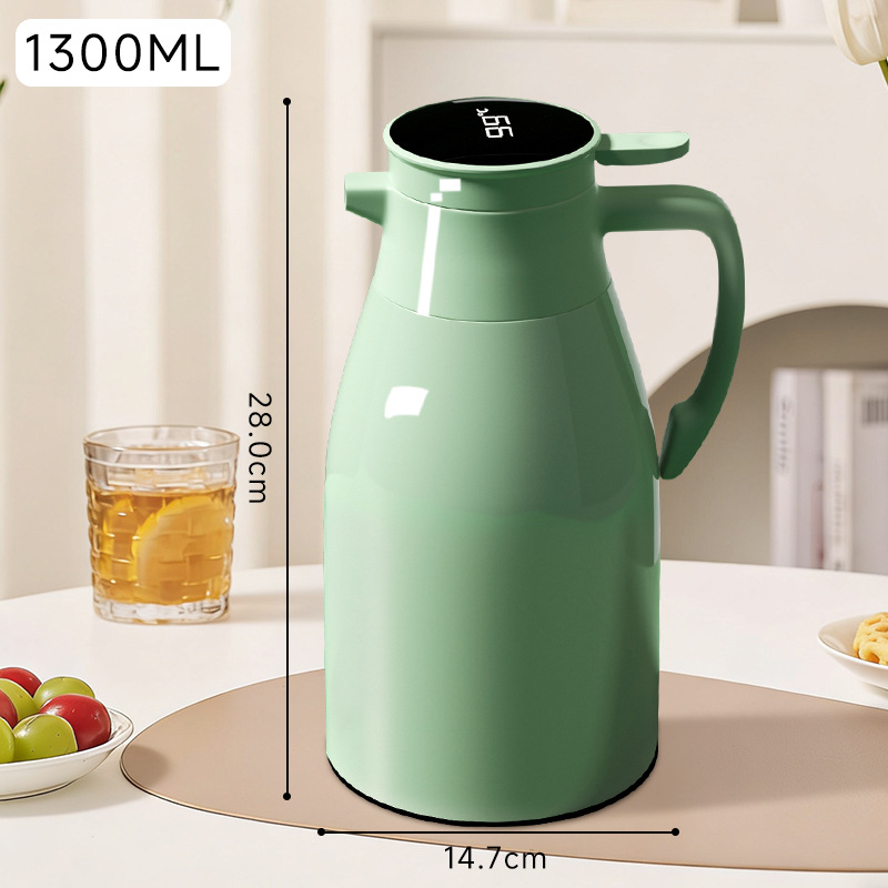 [온도 표시 모델] 1.3L 모란디 그린 [오래 지속되는 배터리 수명]