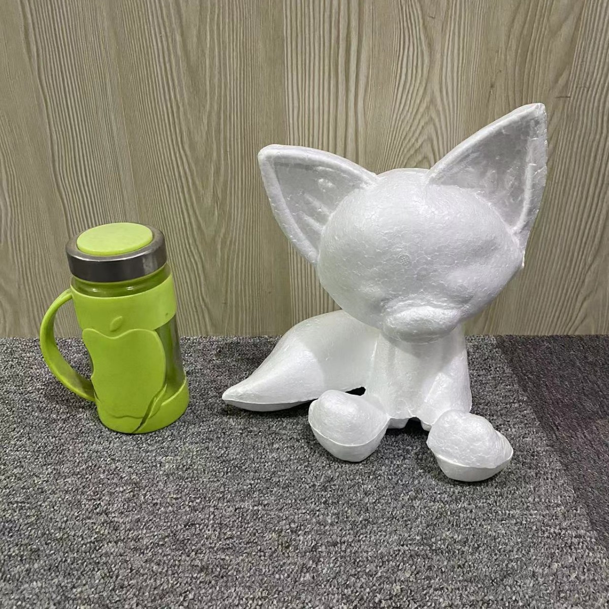 Oso de espuma directo de fábrica blanco DIY material de arreglo floral hecho a mano Día de San Valentín Rosa oso con juguete