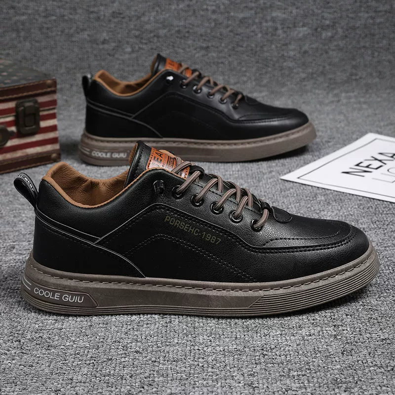 Весенние новые водонепроницаемые мужские кроссовки 2025 года, белые, нескользящие, повседневные, модные, увеличивающие рост, спортивные, износостойкие, летние.