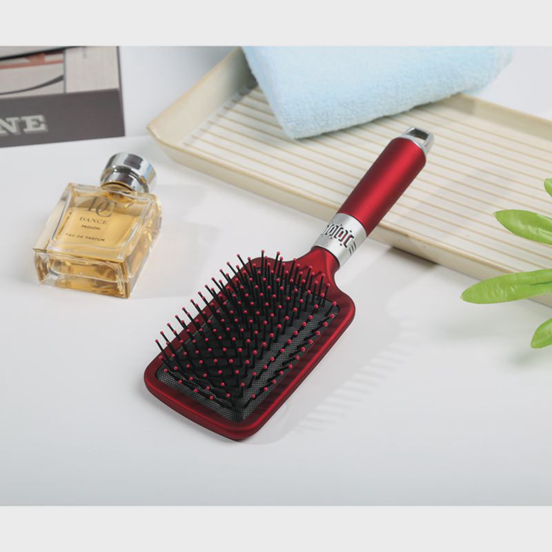 Wedding comb air bag comb air cushion massage comb rolling comb a pair of rose red wedding comb festive dowry frosted surface