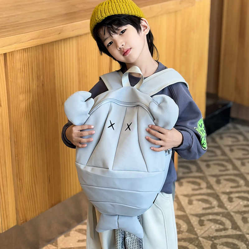 Personalidad jardín de infantes mochila infantil encantadora caricatura mochila para niños y niñas estilo extranjero para niños fuera de moda mochila pequeña