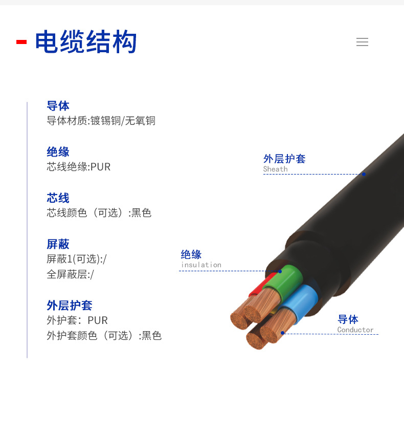 聚氨酯垃圾吊電纜