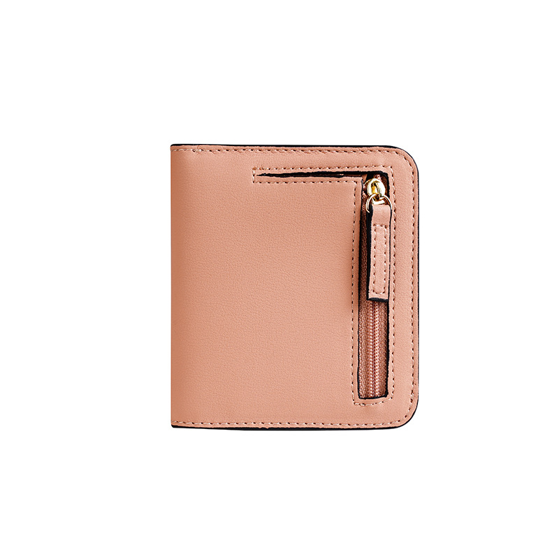 Cartera corta transfronteriza para mujer nueva, ultrafina y elegante, billetera de mujer pequeña multifuncional coreana al por mayor