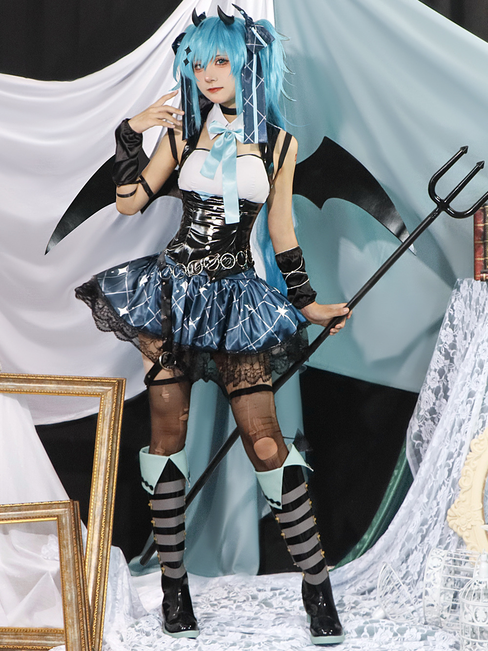 雾都小浣熊cosplay服装联动小恶魔COS服二次元动漫服套装女-阿里巴巴