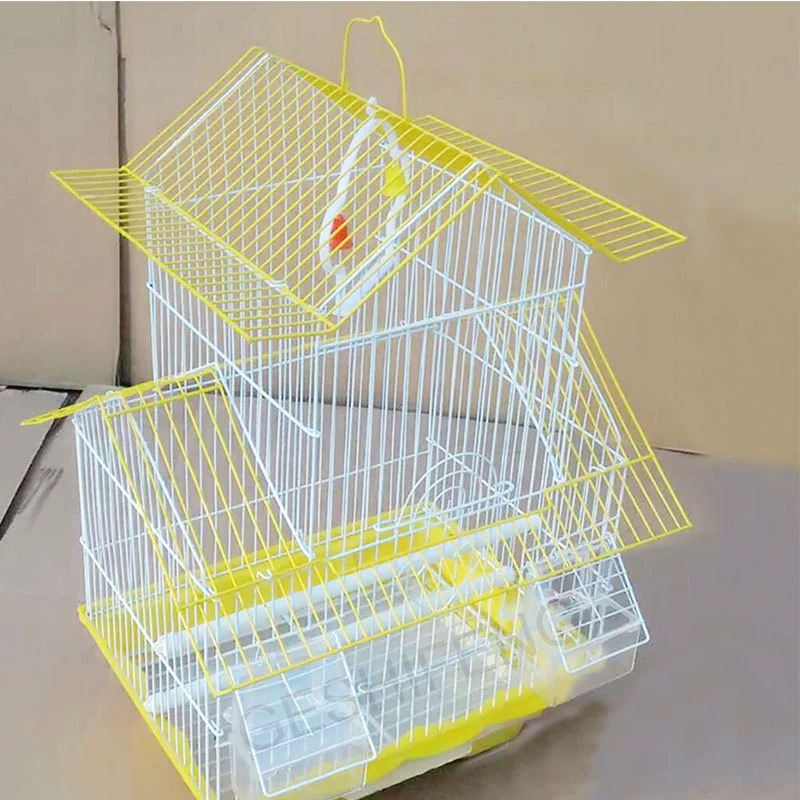 Складная клетка для птиц в сборе из железной проволоки краска клетка для птиц групповая клетка большой брат Тигровая кожа Пион попугай домашняя клетка для разведения