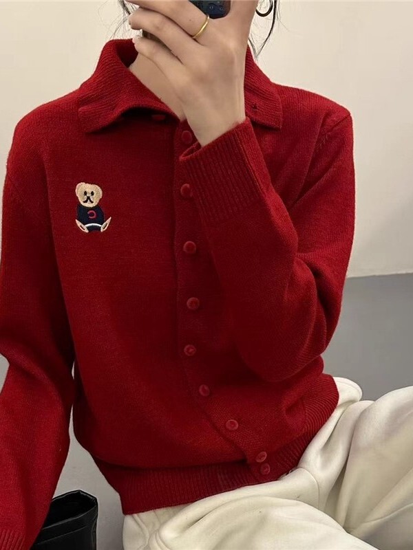 秋季女士短款毛衣针织开衫外套女2025年新款巨好看的早秋穿搭上衣|undefined