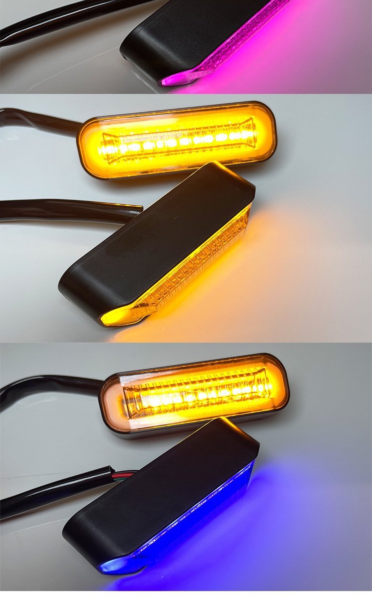 Suitable for Mavericks Electric Vehicle Modified Led Running Water Steering M+ U1 M1 Motorcycle Light 12V High Brightness Daytime Running Light