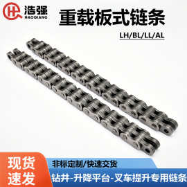 重载板式链条货梯举升机专用链叉车链立体车库重型叉车链条