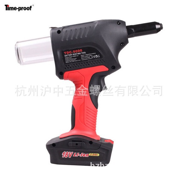 特倍孚TDC5000电动铆钉枪 锂电铆钉枪电动铆接工具2.4-5.0mm