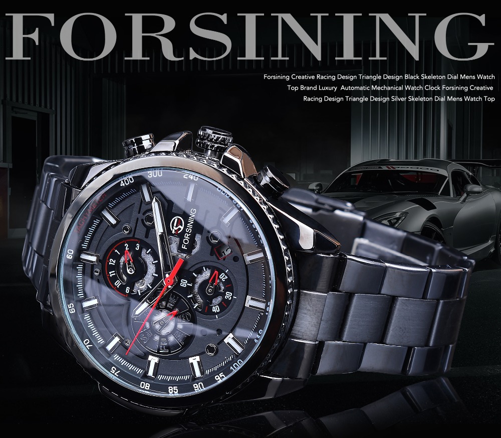 Men's Automatic Mechanical Watch With Multifunctional Dial Design_voghion.com