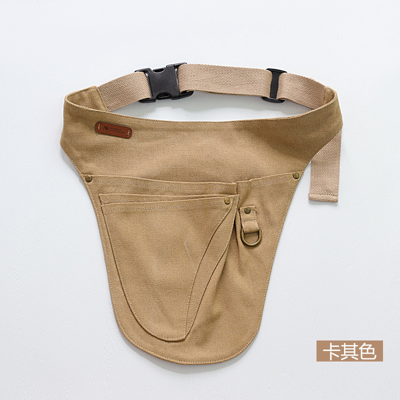 Delantal de lona de Amazon transfronterizo herramienta bolsa de cintura spot al por mayor multibolsillos reparación de electricista almacenamiento cintura delantal