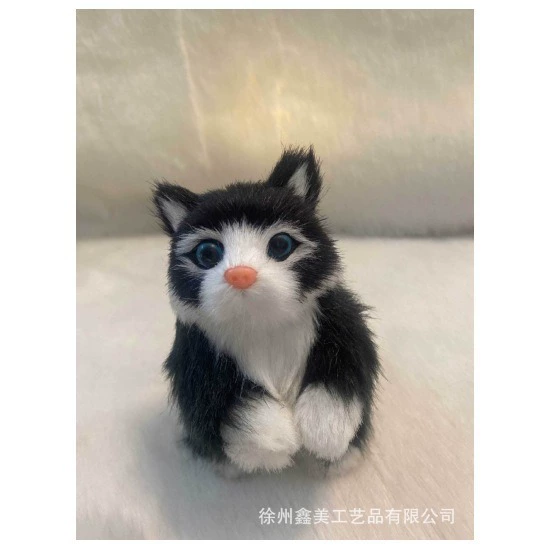 Plush animal model, realistic table doll, decorations, jewelry, Birthday gift